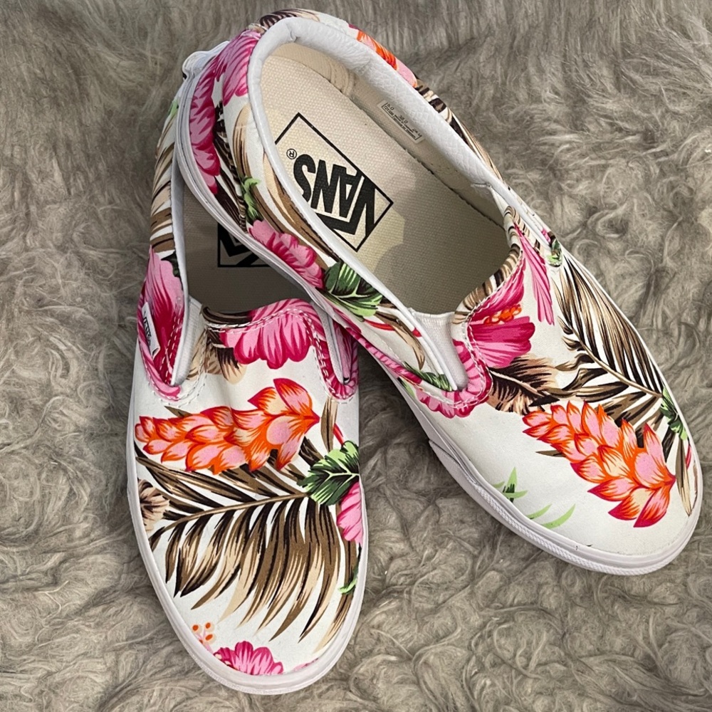 🌴 Unisex Vans Tropical Slip-On Shoes